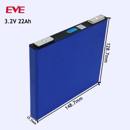 EVE 3.2v 22Ah High Rate LiFePO4 Prismatic Cell