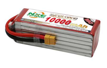 NXE10000mAh-25C-6S-22.2V Multicopter Lipo Packs Drones Battery