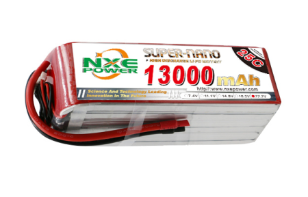 NXE13000mAh-25C-6S-22.2V Multicopter Lipo Packs Drones Battery For UAV
